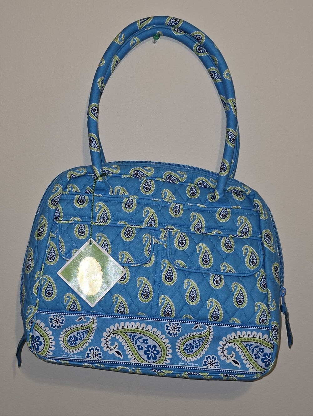 Vera Bradley Shoulder Bag or Satchel in Bermuda Blue